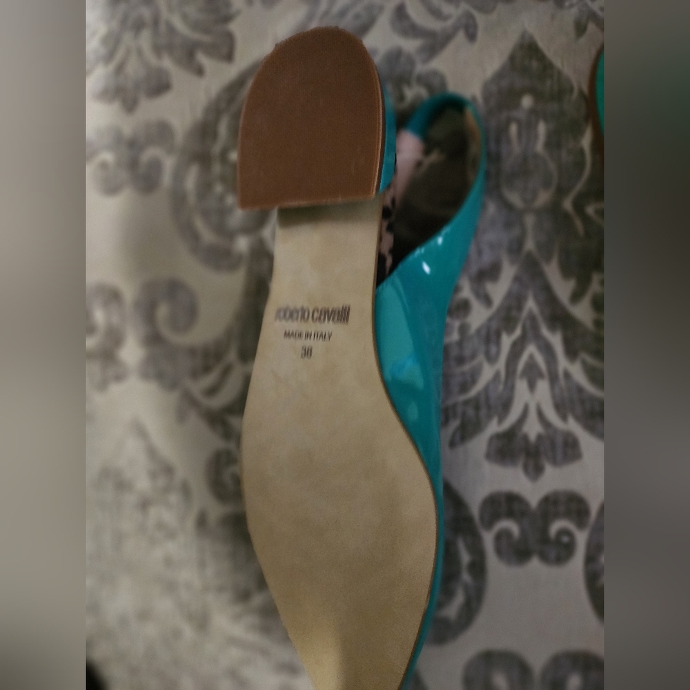 New Authentic Roberto Cavalli Slingback Shoes - Picture 8 of 9